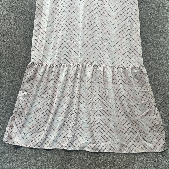 Banana Republic Drop Waist Midi Dress Women Medium Tie Shouder‎ V Neck - Picture 4 of 11